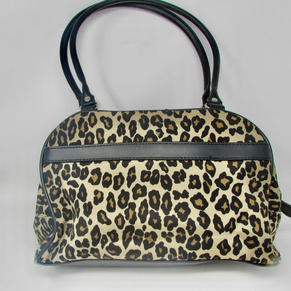 Collection Leopard Style Handbag with Double Handles - Picture 2 of 8